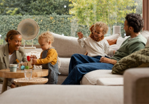 A carefree, warm household.