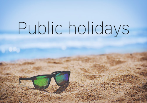 Public holidays