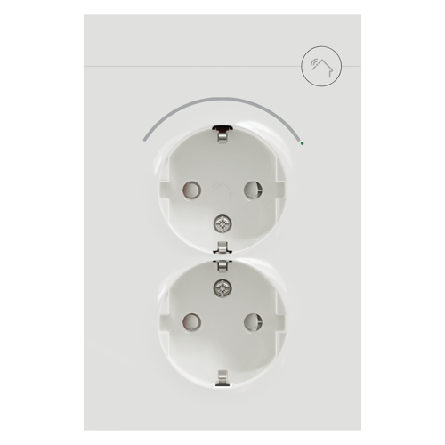 Connected socket outlet