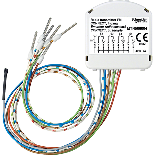 Radio transmitter, 4-gang