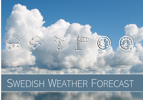 Weather information and prognoses for Sweden, Norway, Denmark and Finland